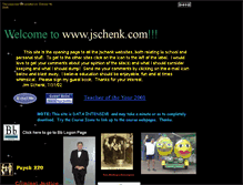Tablet Screenshot of jschenk.com